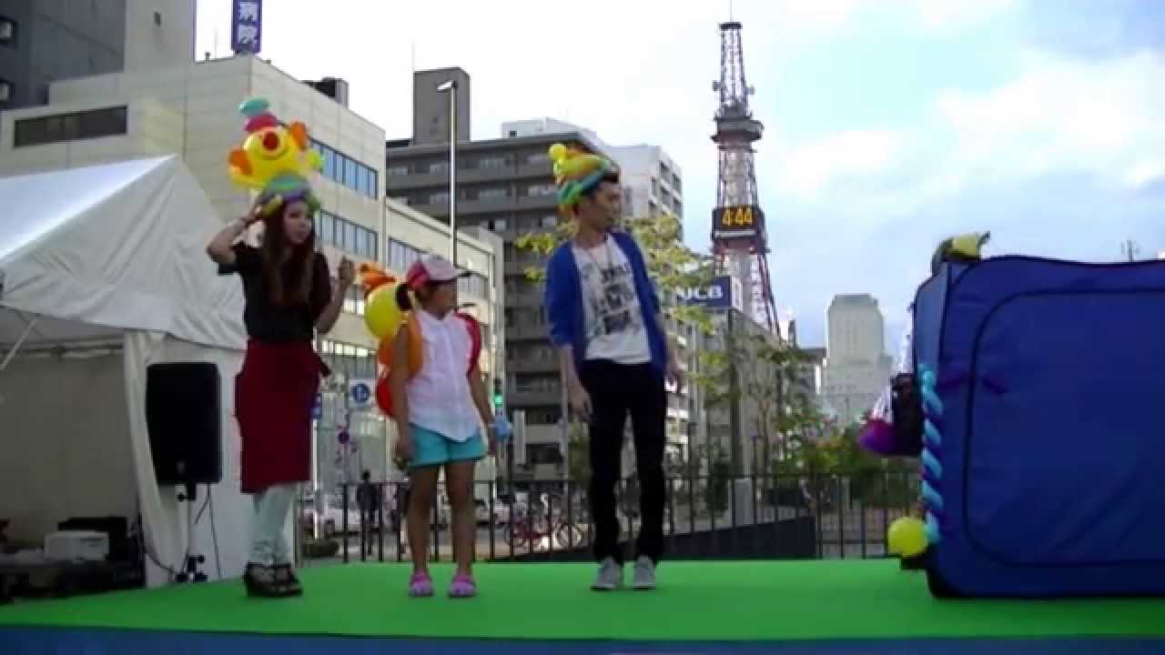 かわいさ満点バルーンショー　パート①　（balloon show）〜バルーンパフォーマーp０p０〜