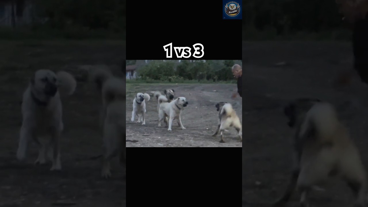 1 Kangal vs 3 Dogs &ndash; Can the Legend Handle It Alone?