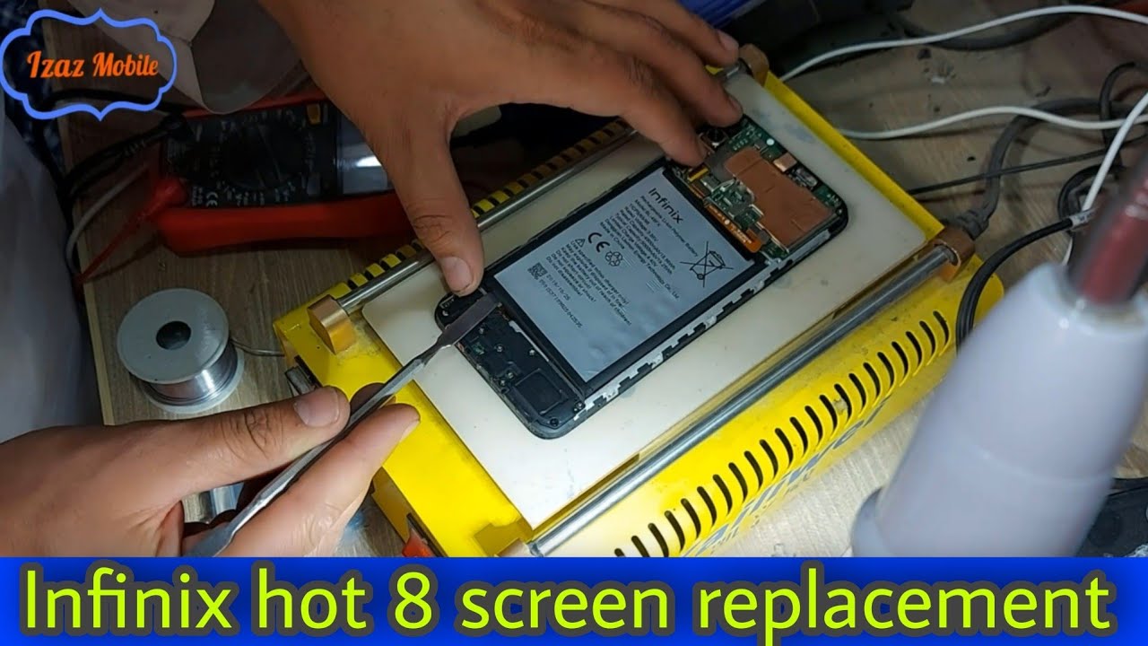 Infinix hot 8 screen replacement | infinix hot 8  disassembly and opening