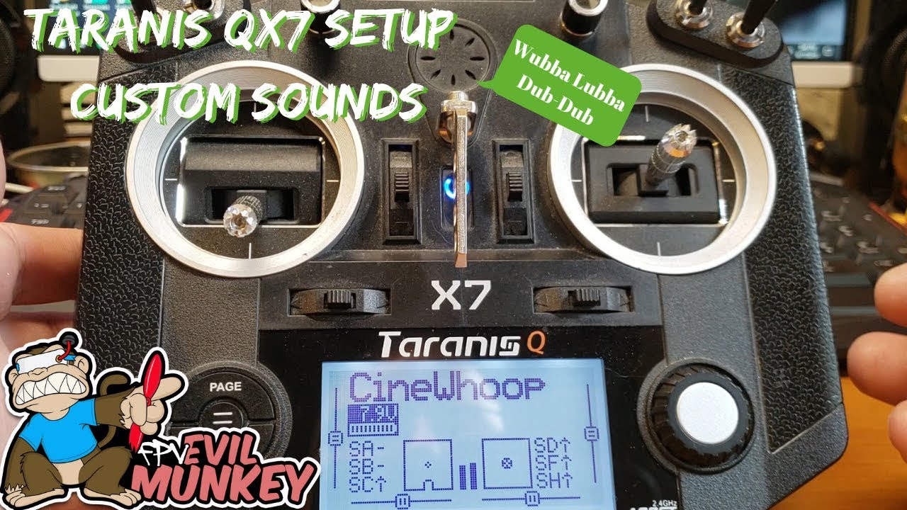 Taranis QX7 - Setting Up Custom Sounds