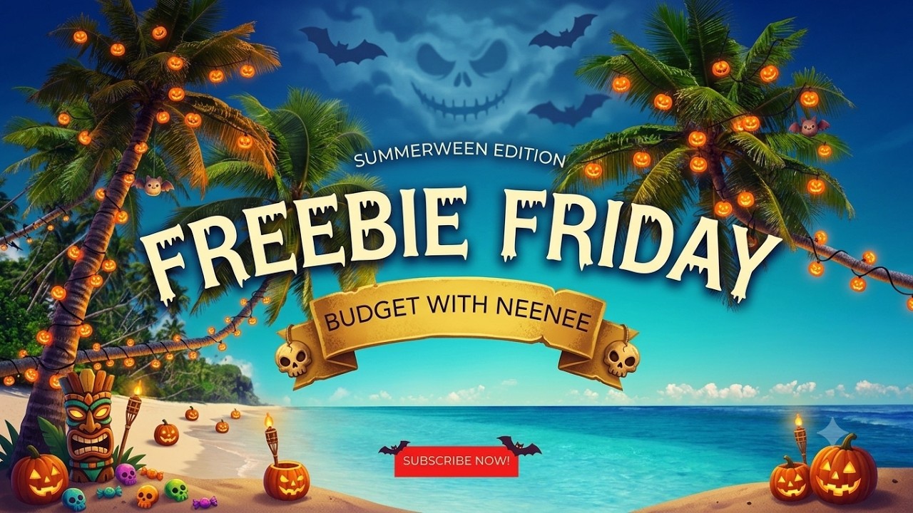 Freebie Finance Friday 💸 Putting $165 Toward My Biggest Priorities! Scary Spooky Halloween Collab
