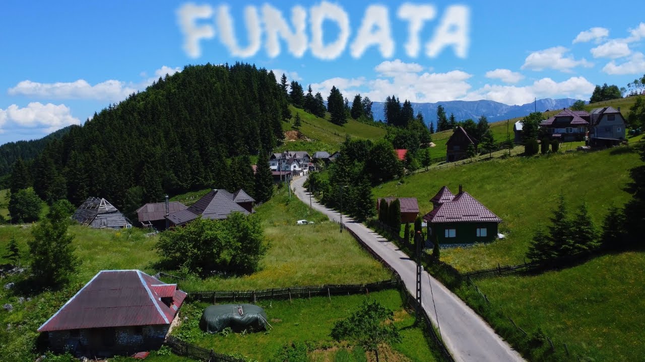 Comuna din Romania Situata la Cea Mai Mare Altitudine | Fundata | Filmare cu Drona