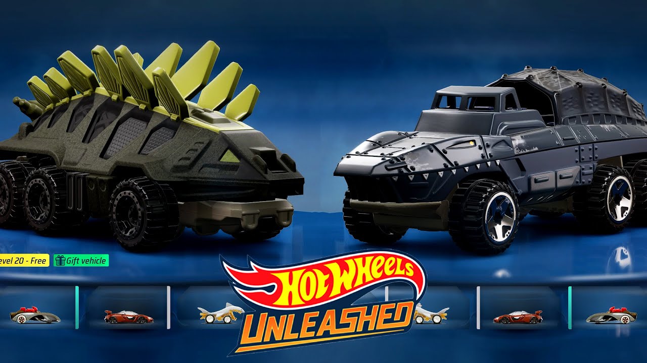 Hot Wheels Unleashed: Mosasaurus & Stegosaurus in It Begins!
