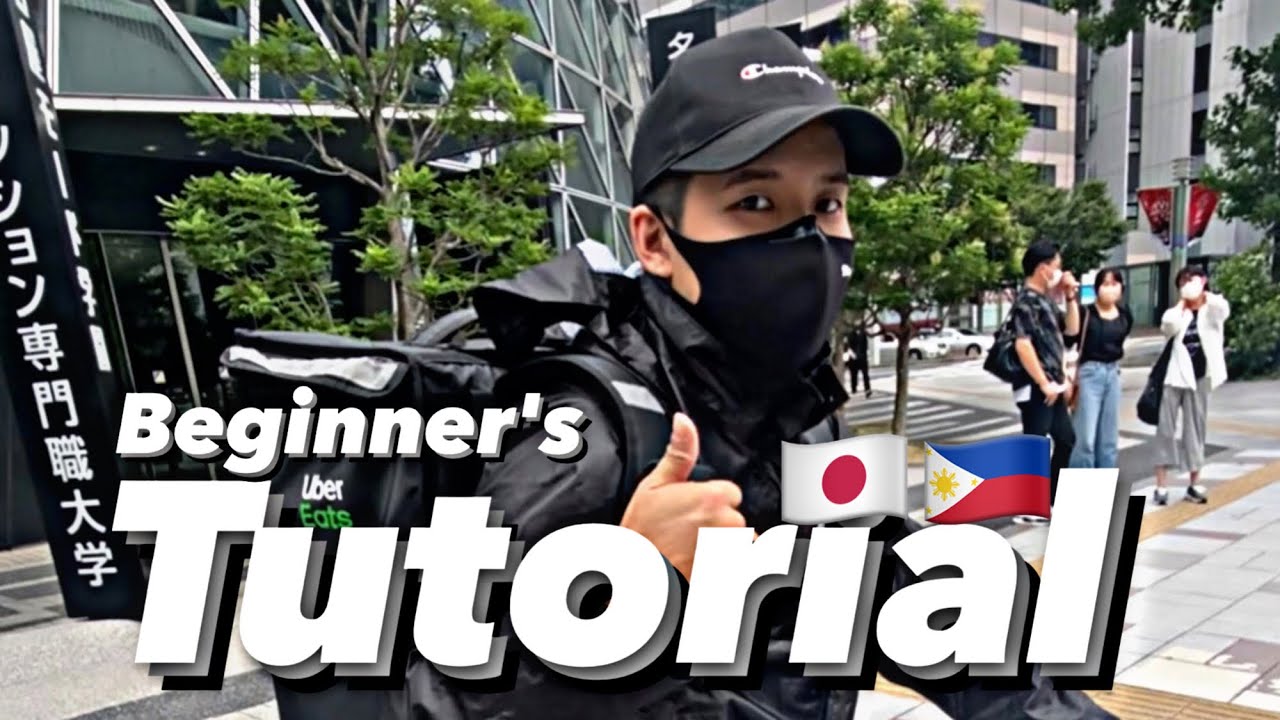 Pinoy Uber Eats Delivery Driver Japan | Beginners Tutorial 🔰🇯🇵🇵🇭