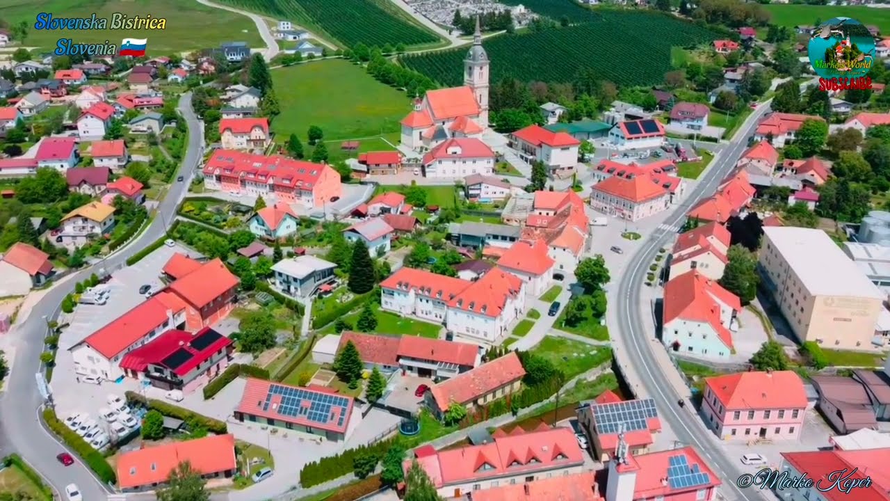Flying over the Slovenska Bistrica - Slovenia 🇸🇮 Dji Mavic Mini 2 4K 