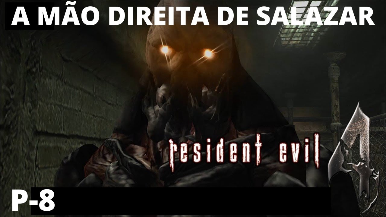 RESIDENT EVIL 4 (SEM DANOS)PT-BR - #P.8 DIFICULDADE PROFISSIONAL - A MÃO DIREITA DE SALAZAR