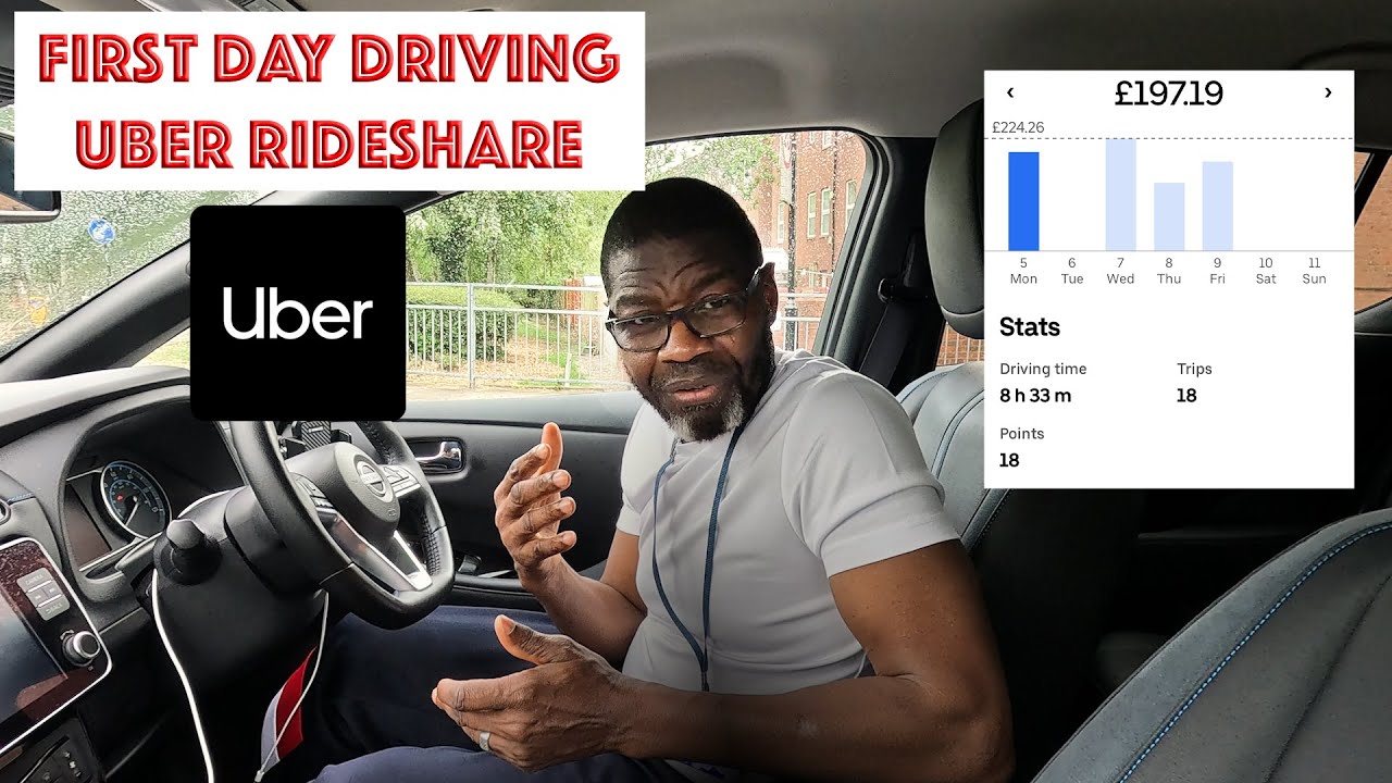 BEGINNER UBER DRIVER - My First Ride & How Much I Made
