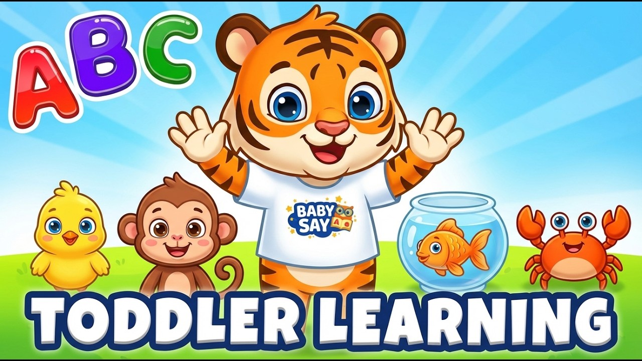 Toddler Learning First Words | Small Animals |  Learn to Talk For Babies