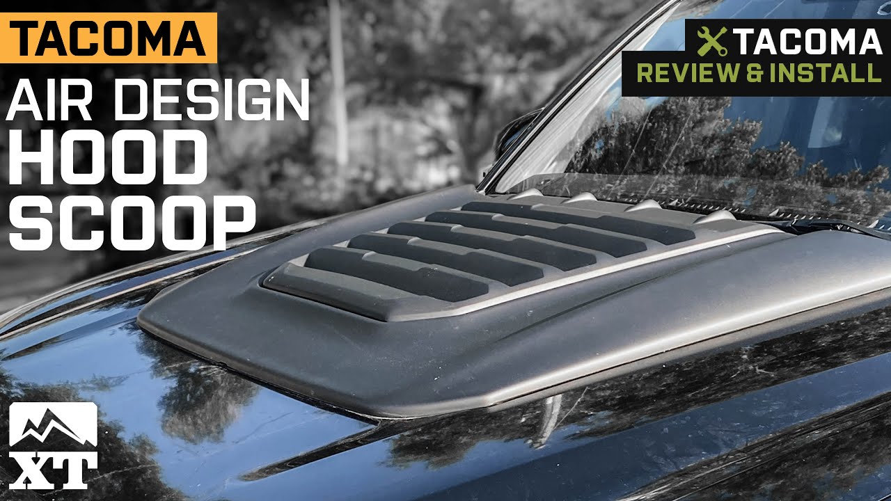 2016-2023 Tacoma Air Design AD Style Hood Scoop Review & Install