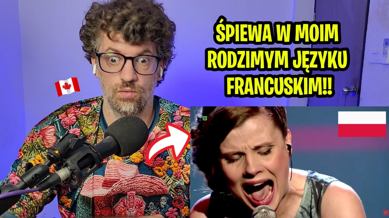 French-Canadian React to Dorota Osińska "Je t'aime" from The Voice of Poland!