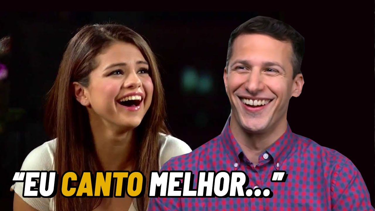 Andy Samberg canta melhor que a Selena Gomez e eles racham de tanto rir! - BROOKLYN NINE NINE