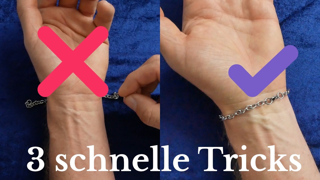 Armband selbst anlegen – 3 einfache Tricks