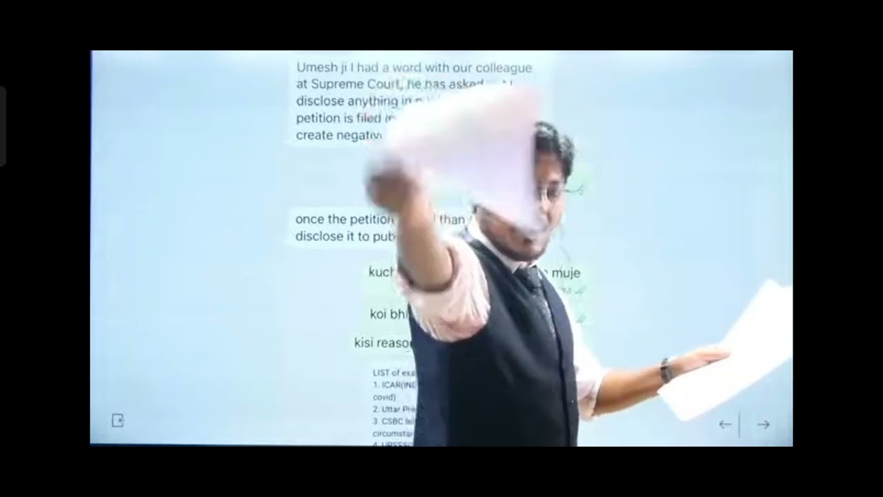 Angry Dhande Sir...