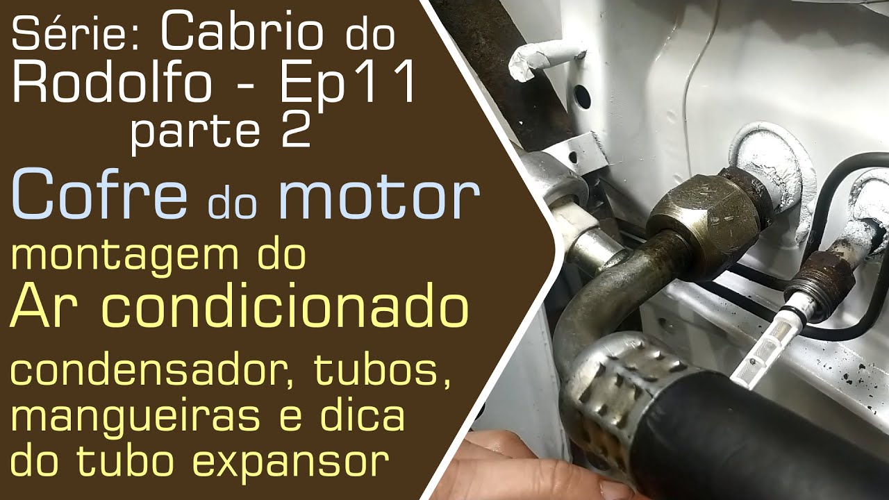 Série: Cabrio do Rodolfo- Ep11 pt2- Montagem do ar condicionado  - Black Hill Auto