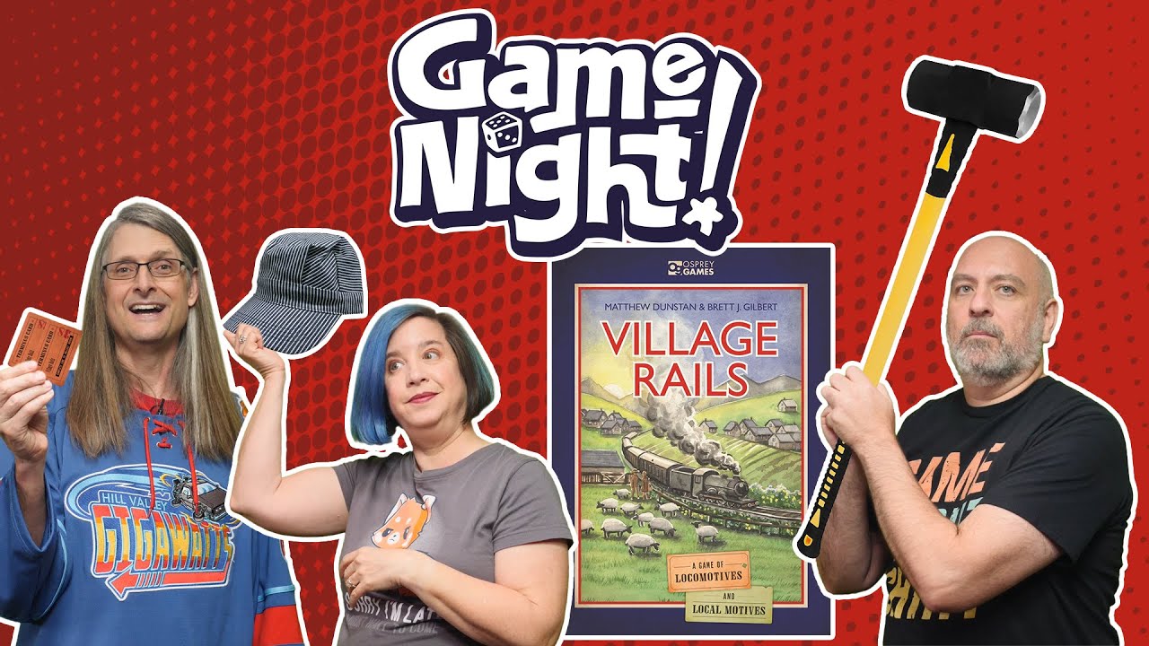 Village Rails - GameNight! Se10 Ep54 - How to Play and Playthrough