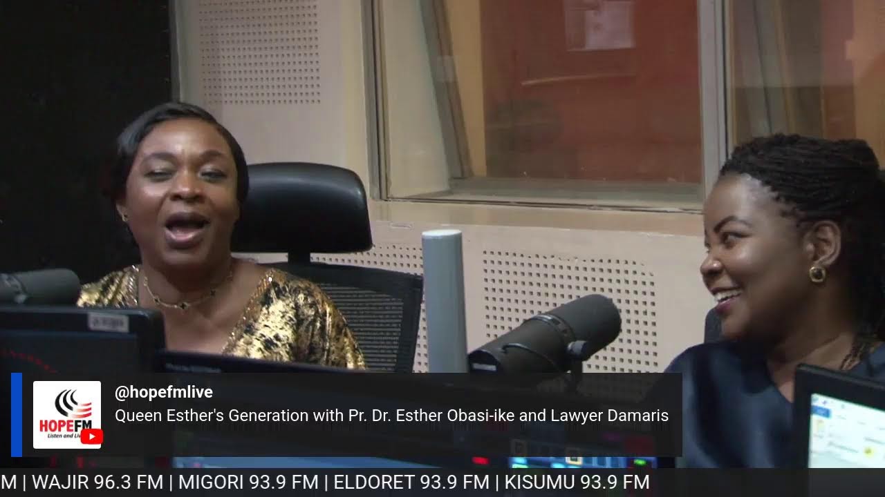Queen Esther's Generation with Pr. Dr. Esther Obasi-ike and Lawyer Damaris