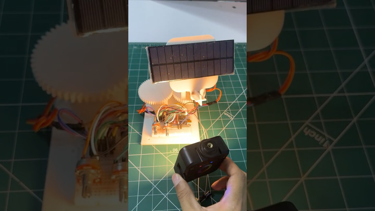 Solar tracker with arduino and servo motor