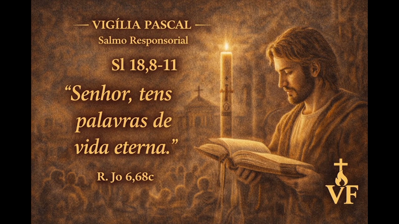 Salmo 18,8.9.10.11 (R.Jo 6,68c) - Senhor, tens palavras de vida eterna.