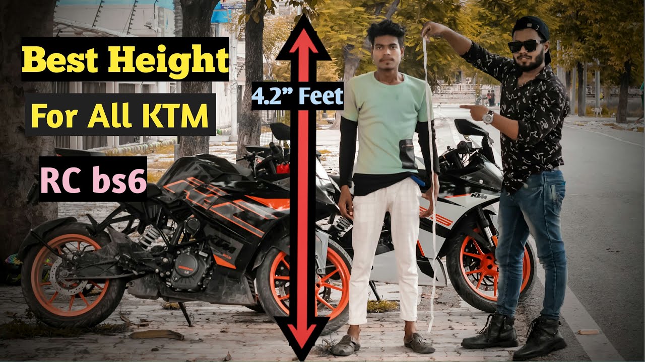 Minimum height for KTM Rc 200 BS6/ RC 125 | All Doubts Clear | Must Watch Before You Buy Ktm Bikes