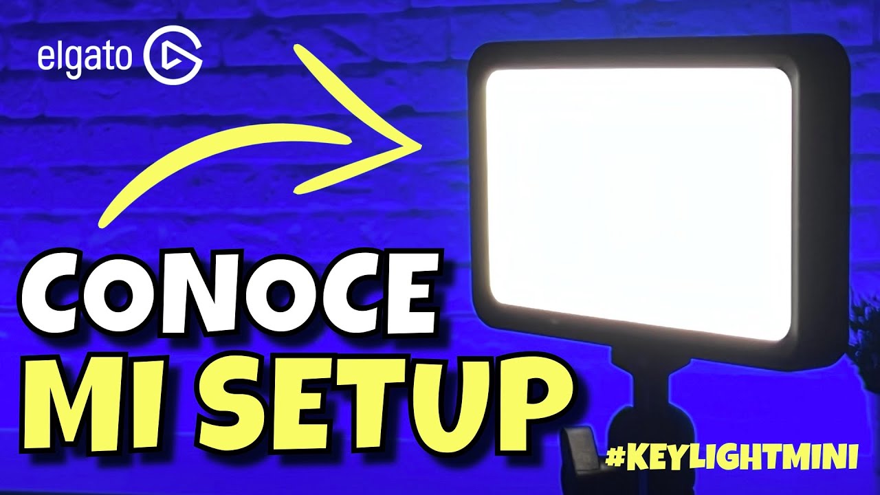 Os muestro CÓMO es mi NUEVO SETUP del estudio con los FOCOS KEYLIGHT MINI de elgato