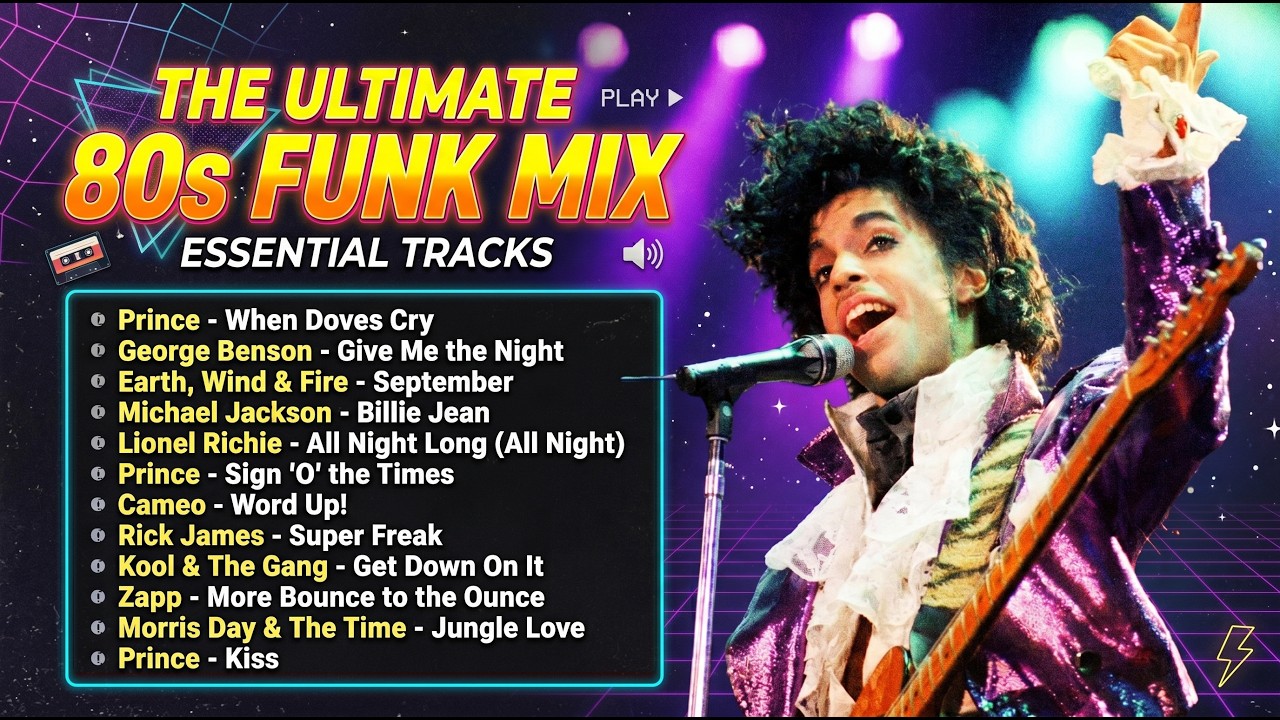 BEST OF 80s FUNK & SOUL | Old School Disco Funk & Boogie Bassline | Prince, George Benson,...