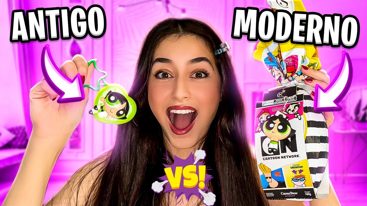 COMPARANDO BRINDES DE OVOS DE PÁSCOA ANOS 2000 COM BRINDES DE OVOS DE PÁSCOA MODERNOS!!!