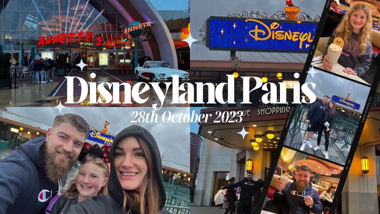 TRAVEL DAY | P&O Ferries, Annette's Diner, Disney Village | DISNEYLAND PARIS