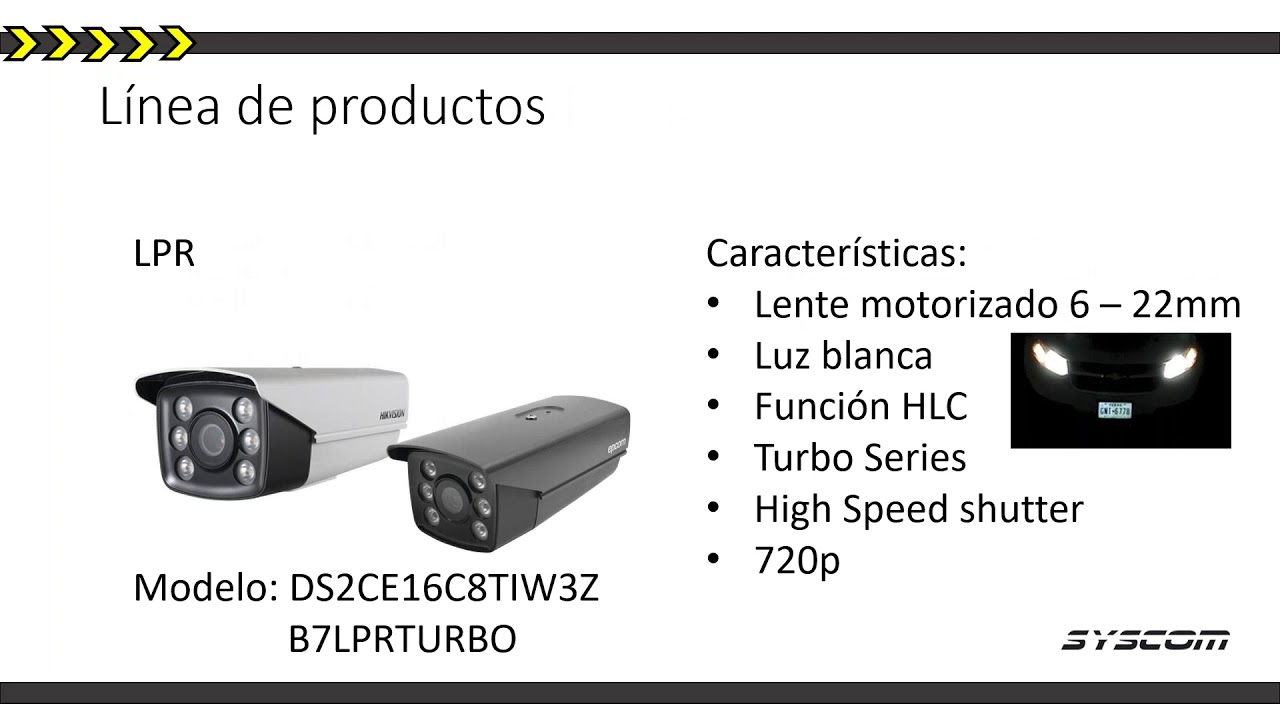 Cámaras HIKVISION con reconocimiento de placas vehiculares