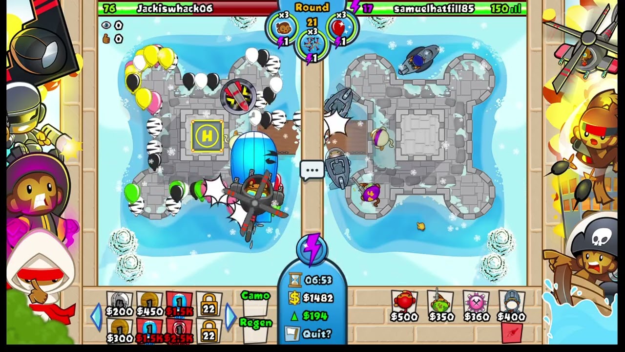 Lets play some Bloons TD Battles today!!!