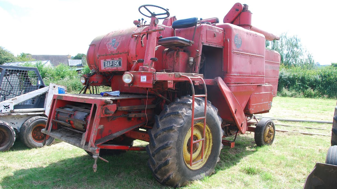 Lot 218 - Massey Ferguson 510 Combine with Perkins 654 engine,  12' cut. - 20th July 2024