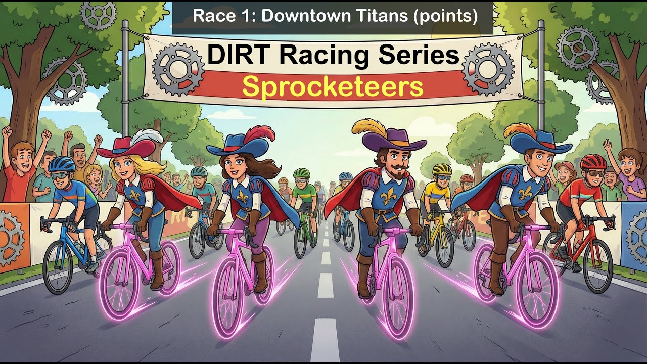 DIRT Racing Series Season 11 race 1. Atlantic Amethyst - Downtown Titans points race