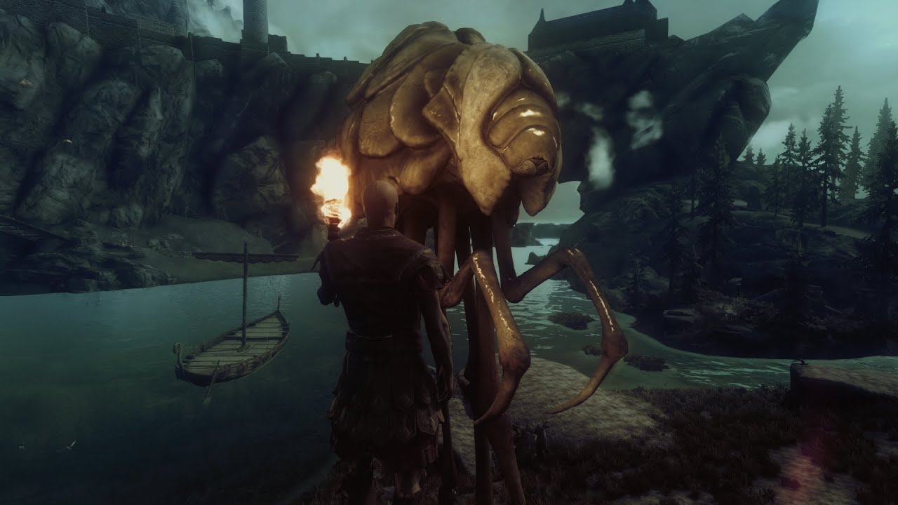 Skyrim Dragonborn DLC - Last Silt Strider of Morrowind