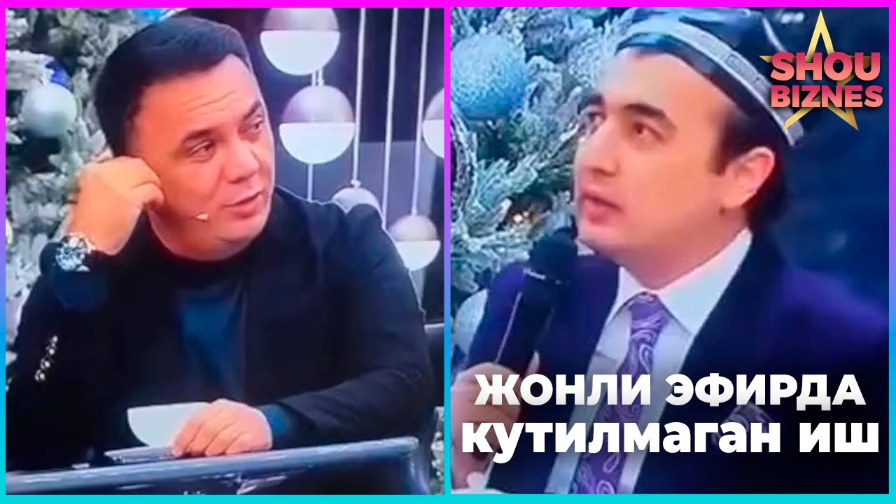 Жонли эфирда Шохжахон Жураев катта жанжал