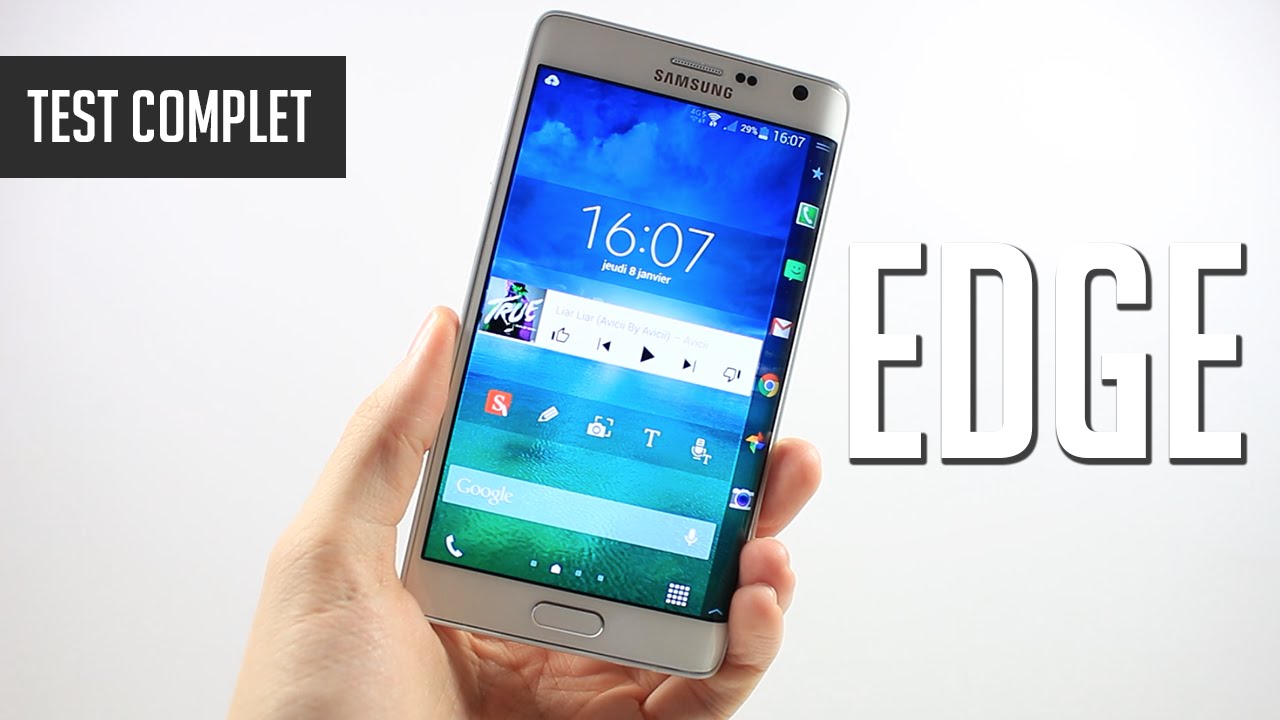 Test du Galaxy Note Edge, un Note 4 avec un écran incurvé