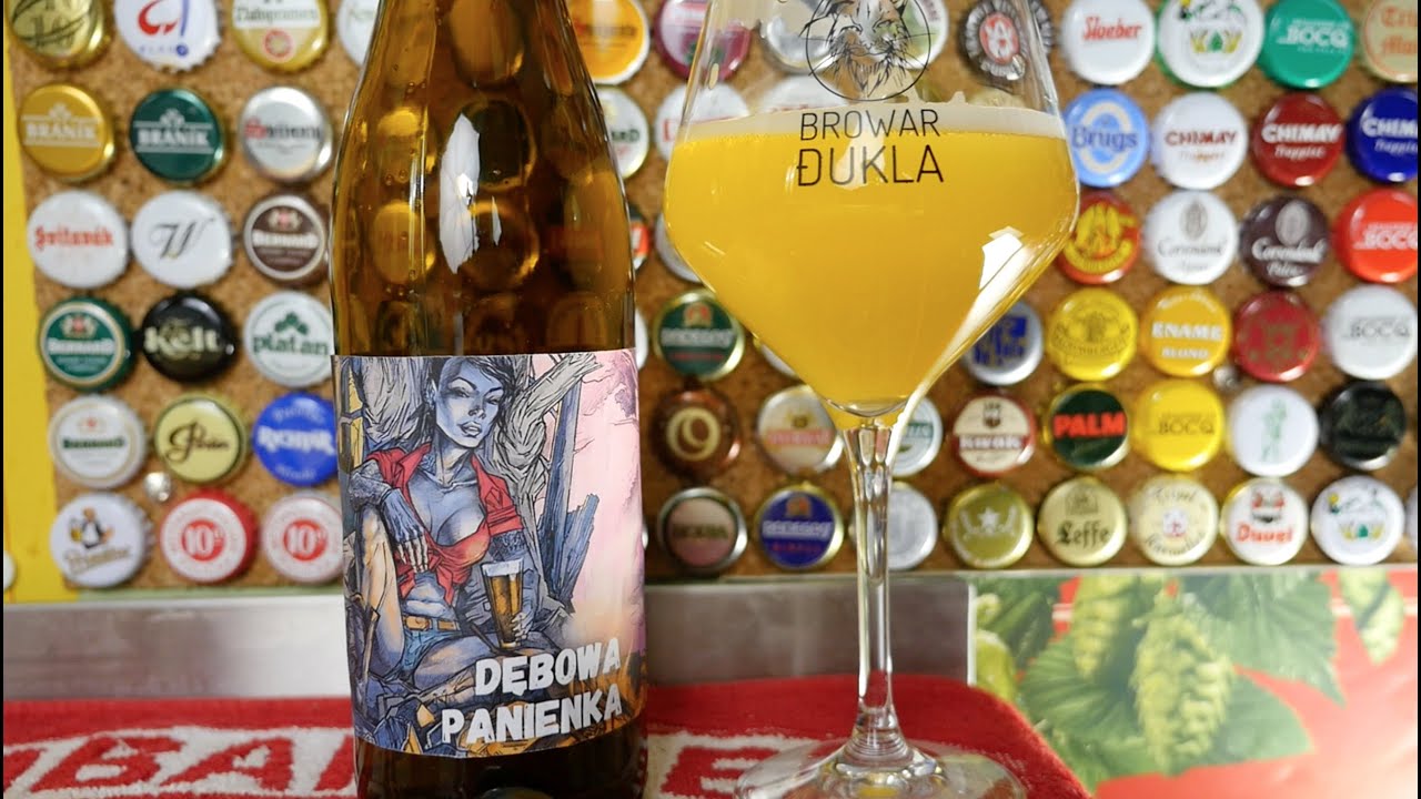 Dębowa Panienka z browaru Dukla