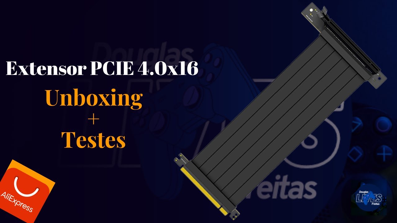 Cabo Riser Extensor Pci Express 4.0 X16 - Unboxing + testes | Em Busca do Pc/Setup dos sonhos