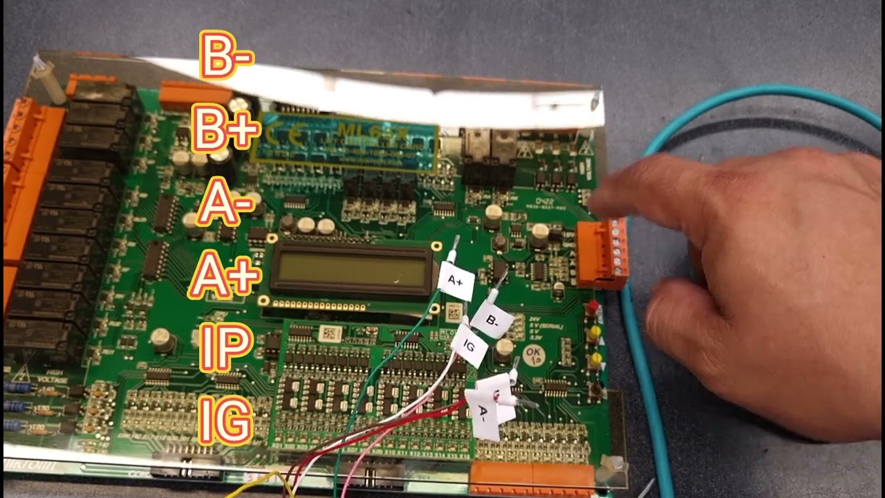 Conectando Encoder de Máquina GEM directo a ML65X de Mikrolift.