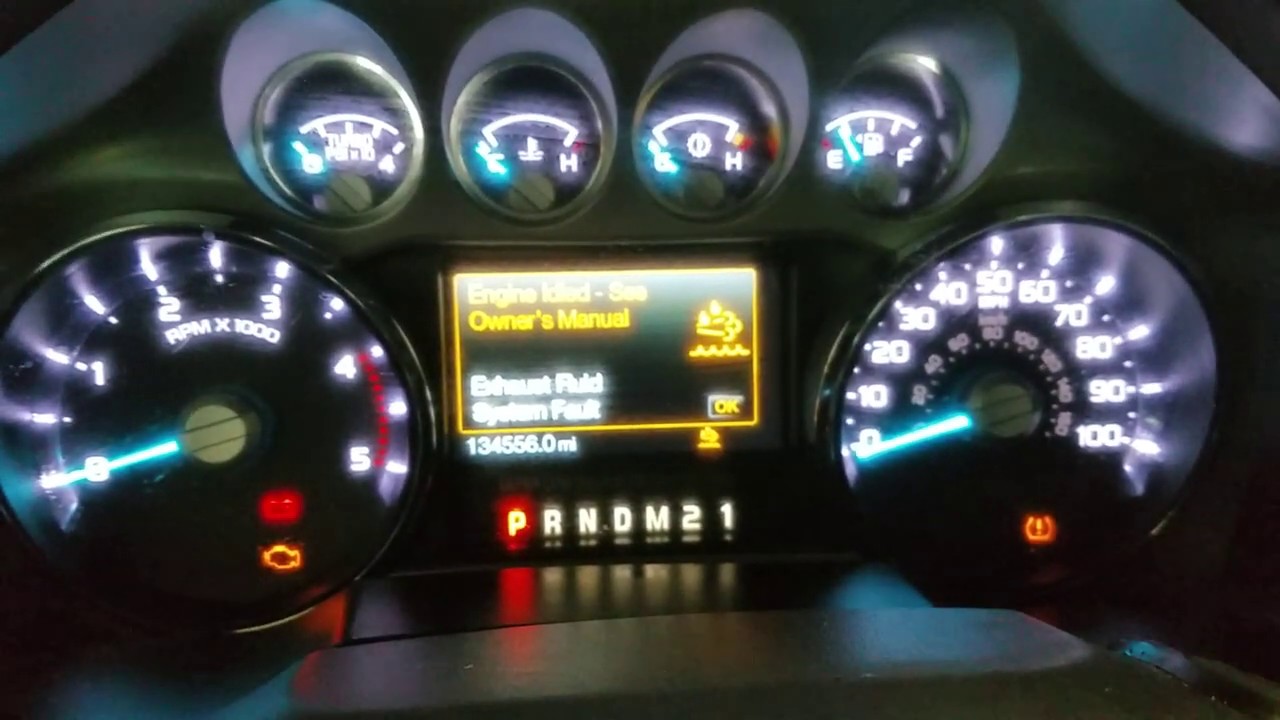 2014 F250 6 7L DEF fault no codes