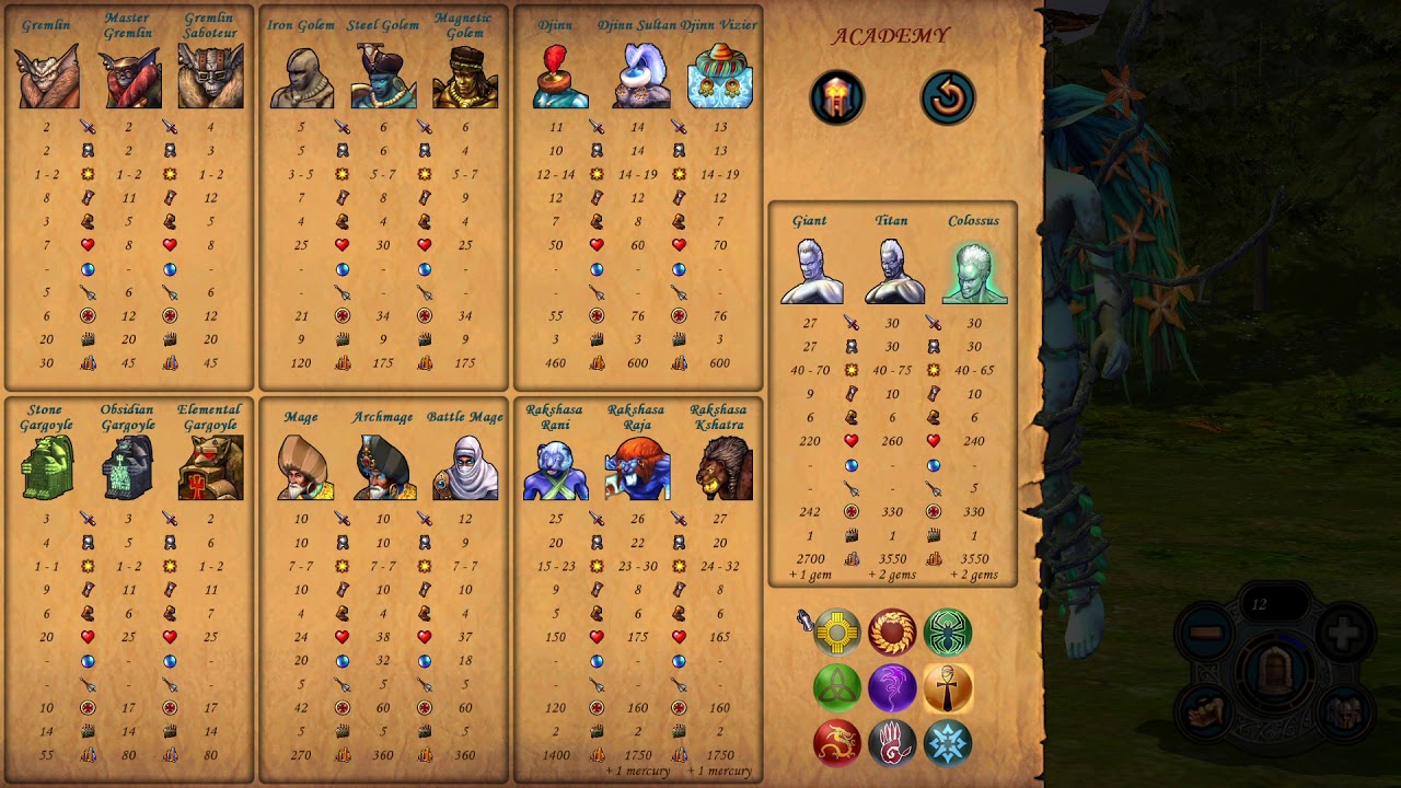 Heroes 5.5: Creaturepedia - all units stats and abilities in one place