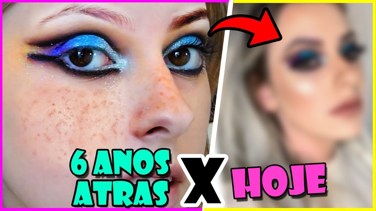 IMITEI MINHA PRIMEIRA MAKE OUSADA 😂 | Amanda Domenico