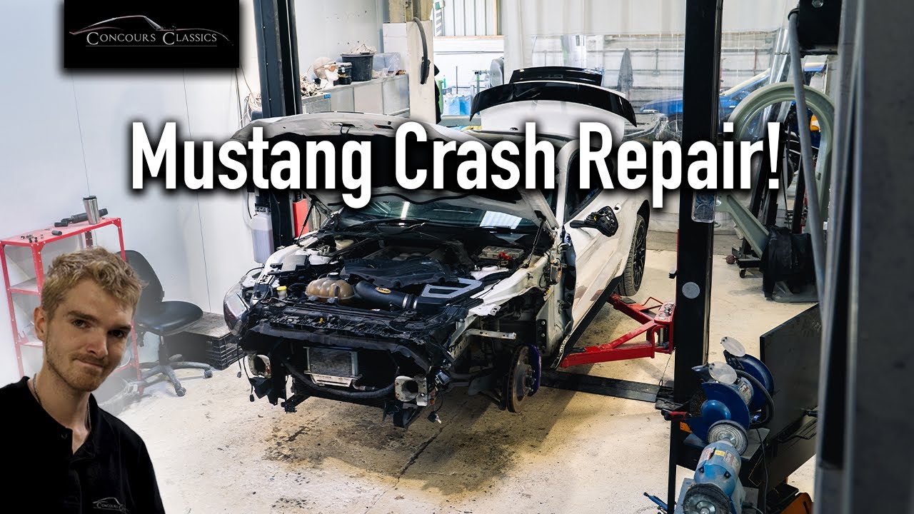 We Repaired a CRASHED Mustang!