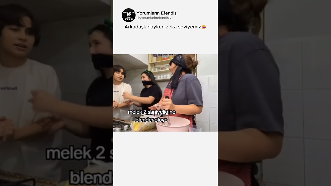 Blender'ı farklı şekilde ifade eden kıza gelen komik yorumlar