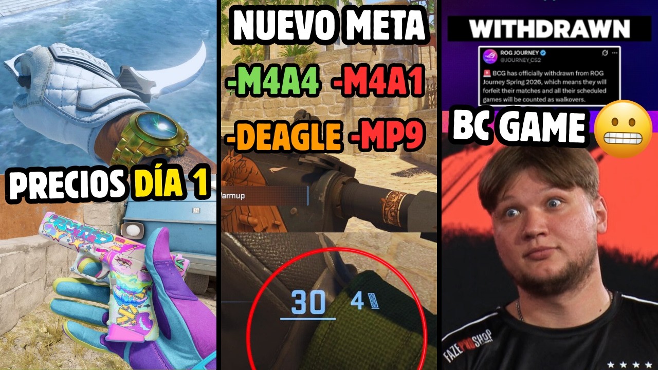 PRECIOS NUEVAS SKINS🧐NUEVO META EN LAS ARMAS📝S1MPLE Y SU EQUIPO EN PROBLEMAS🤬
