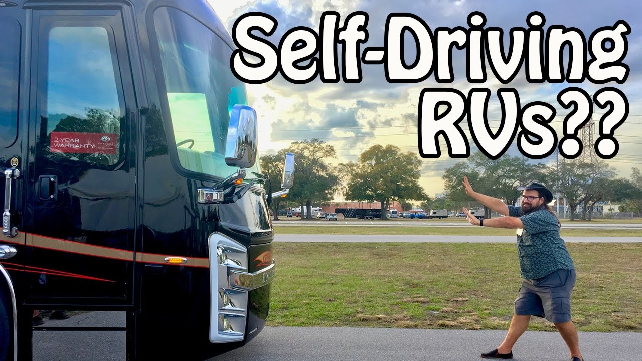 Self Driving RVs?!? Ride-along in a Collision Mitigation Equipped 45' Motorhome