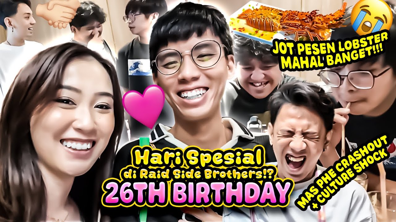 26th BIRTHDAY VLOG with Family + Side Brothers