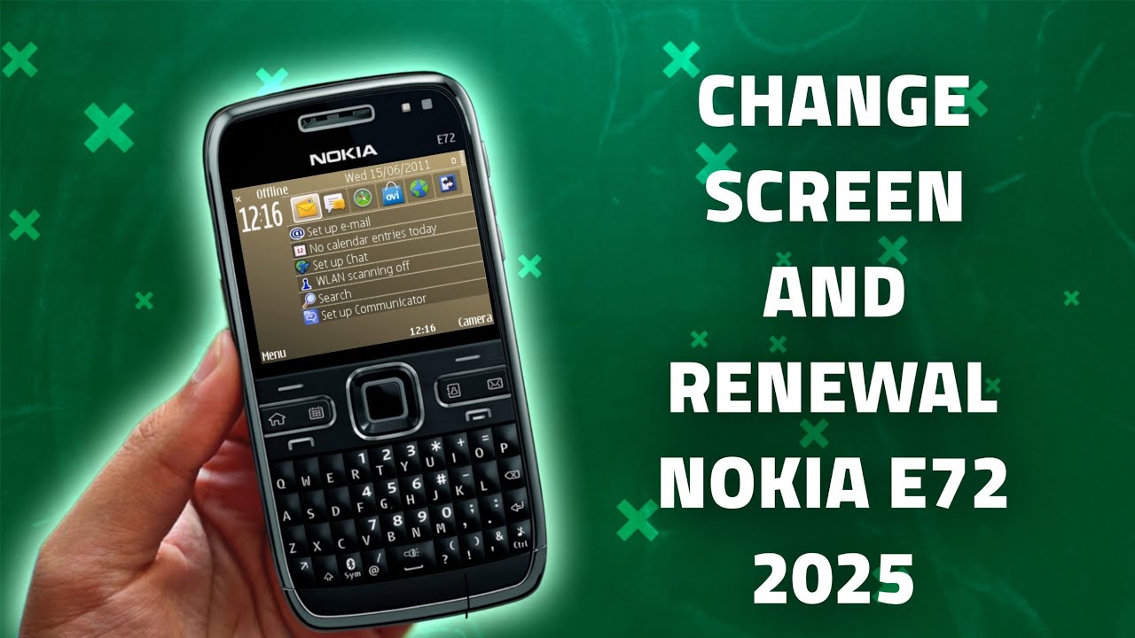 How to change screen Nokia E72 and renewal - 2025
