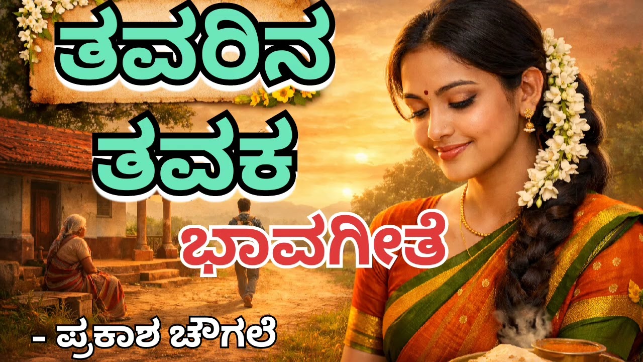 ತವರಿನ ತವಕ | ಭಾವಗೀತೆ | TAVARINA TAVAKA| ಸಾಹಿತ್ಯ :-ಪ್ರಕಾಶ ಚೌಗಲೆ 