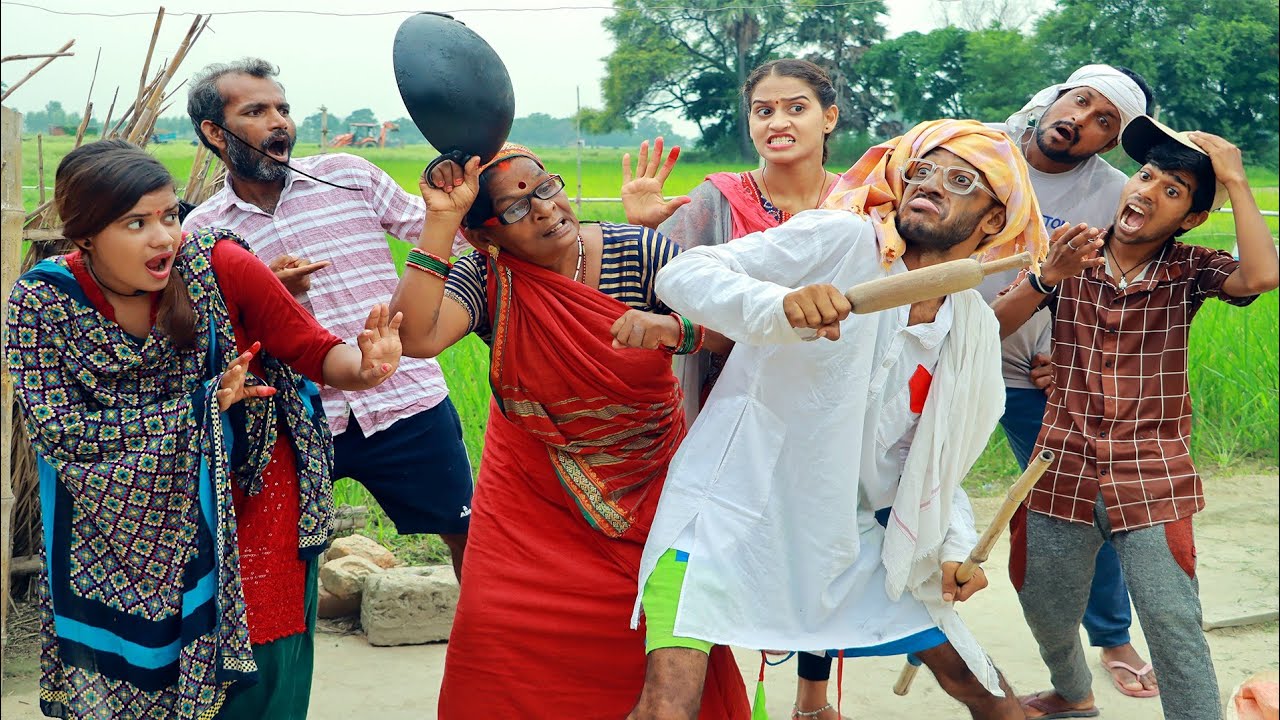 #चिरकुटवा ने बुढ़िया से कसम खाकर किया इशारा में झगड़ा #new comedy Chirkut Baba #2023