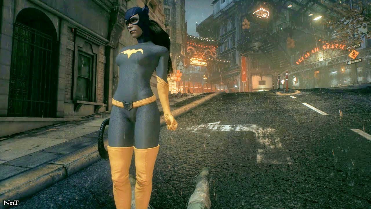 BATMAN ARKHAM KNIGHT: Pretty Catwoman (with voice in combat) Free Roam