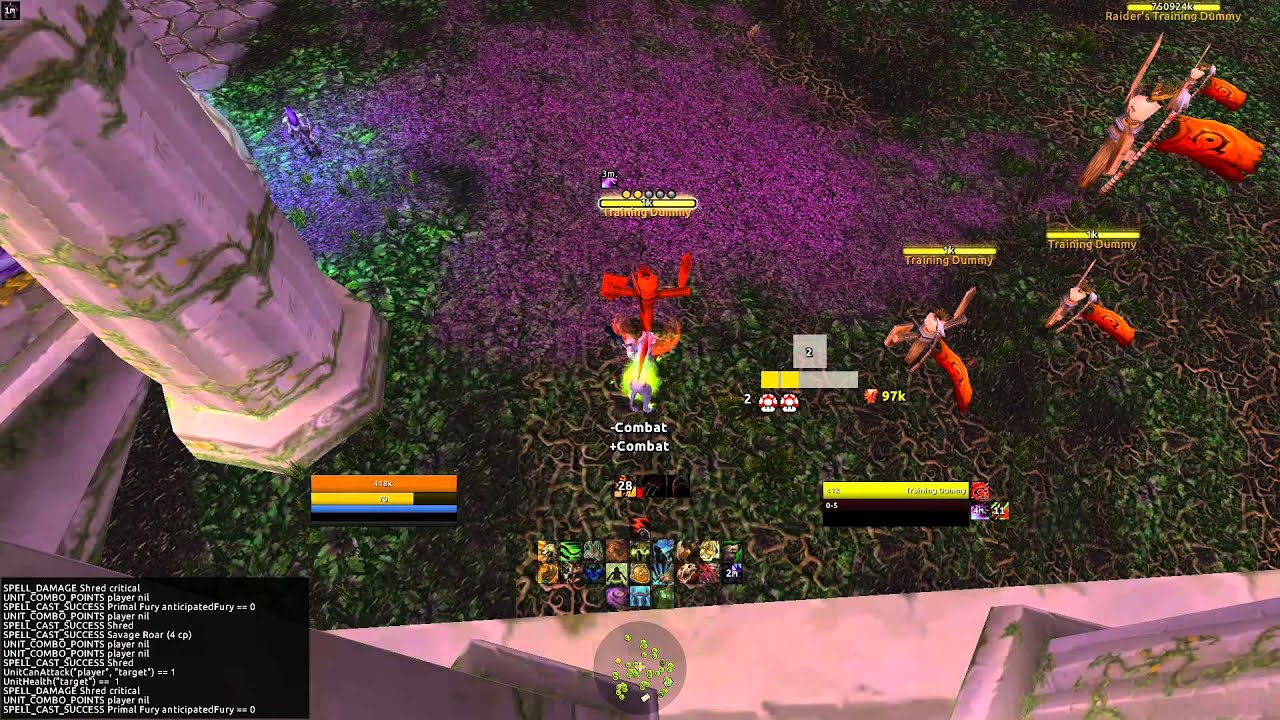 Monitoring Combo Points Without the Primal Fury Delay
